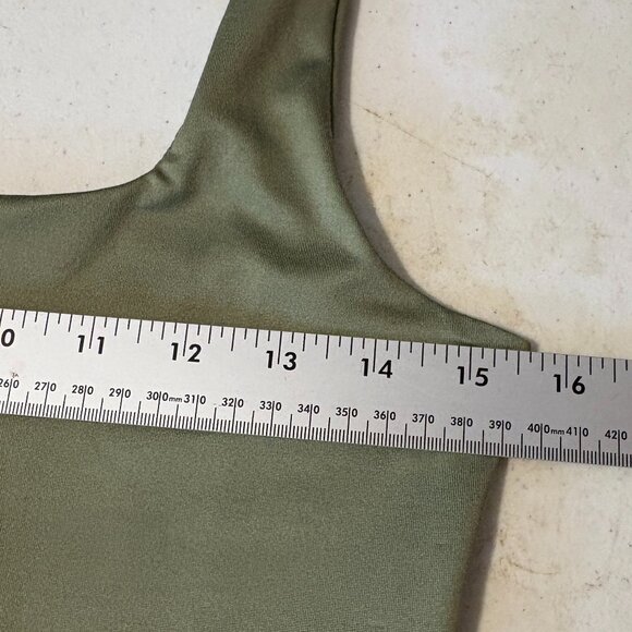 Olive Green Women's Camisole Top - Picture 2 of 10
